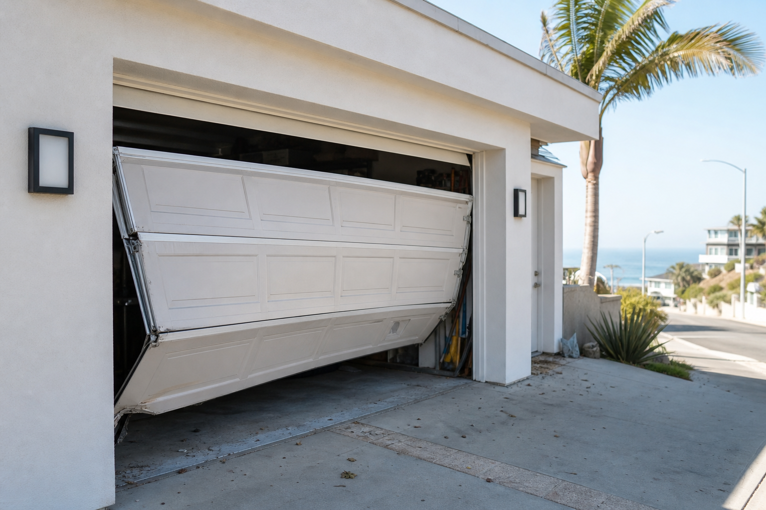 Emergency Garage Door Repair Near Me: What Santa Monica Homeowners Should Do First